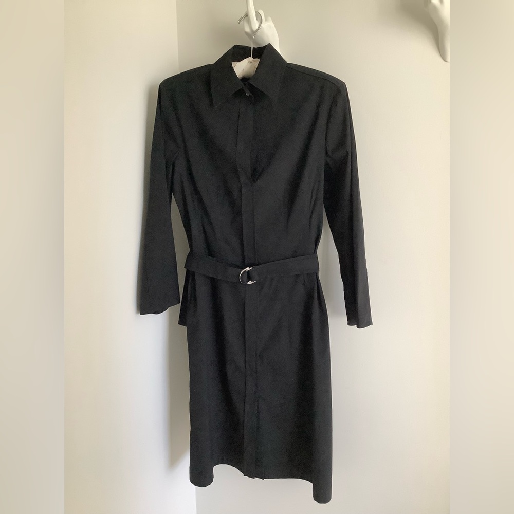 Hugo Boss Black Dress Long Sleeve with Belt